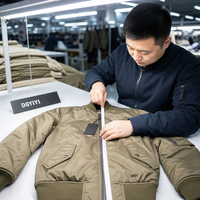 Blouson Bomber Personnalisé pour Femme, Veste de Pilote en Nylon à Manches Longues avec Fermeture Éclair, Tailles US S à XL, OEM