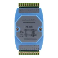 Módulo Convertidor de Señal de Salida Analógica RS485 4-20mA Industrial Taihua TD-4024, Protocolo Modbus RTU, Montaje en Riel DIN de 35 mm