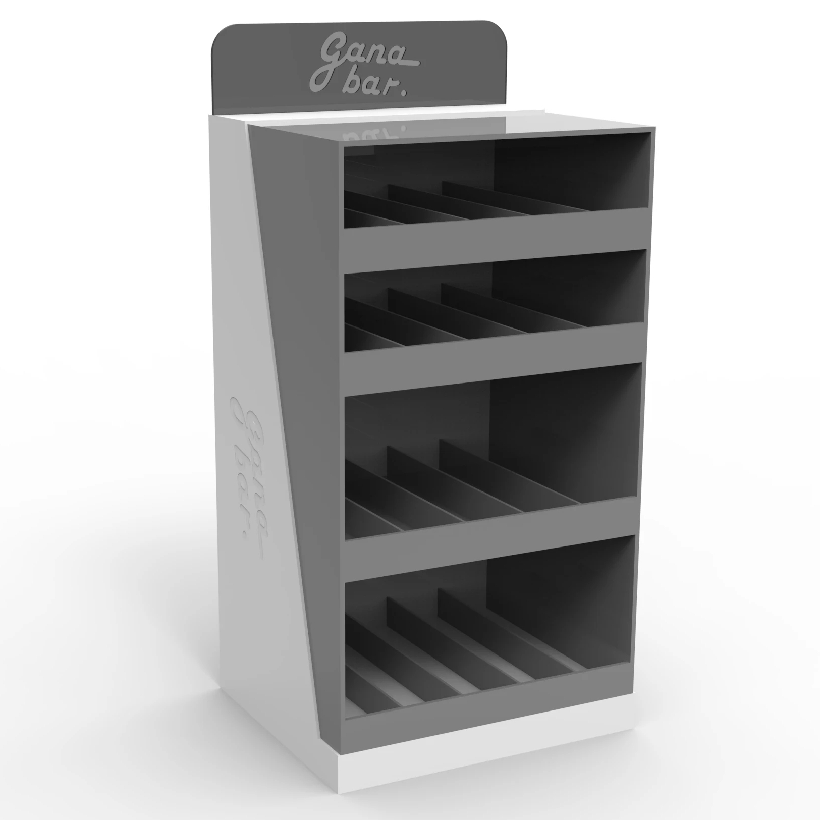 Hot Selling Customized Essential Oil Display Stand Acrylic Countertop Display Rack Display Case With Drawers — view 2