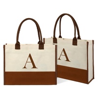 Sacs fourre-tout en toile laminée blanche et noire de haute qualité, cadeau de mariage tendance, logo personnalisé imprimé