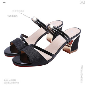 Nuovi <span class=keywords><strong>Sandali</strong></span> per le donne del partito da sposa albicocca verde A Punta Le Dita Dei Piedi Pompe bottoms ragazza di Gomma pattini di Vestito <span class=keywords><strong>tacco</strong></span> grosso - Product Image 6
