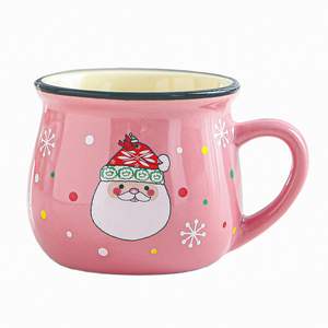 Taza de cerámica para Mousse de Navidad, dibujos animados de Papá Noel, tienda para hornear, postre, café y desayuno, tazas para niños - Product Image 6