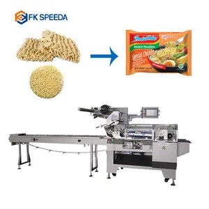 FK-Z602 efisiensi tinggi tipe bantal aliran kemasan makanan mesin Pasta atau Spaghetti mie kemasan mesin