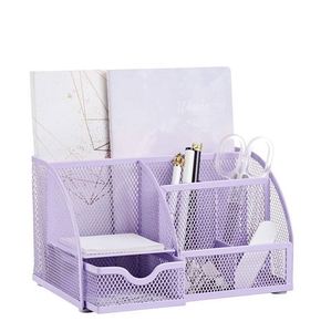 Accesorios de Escritorio Metálicos en Oferta, Organizador de Escritorio Dorado, Almacenamiento de Papel, Suministros de Oficina, Almacenamiento Decorativo - Product Image 1