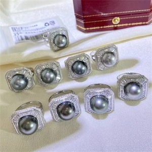 Accessoires en argent S925 pour la création de bijoux DIY, porte-perle vide de 6 mm pour pendentif cache-cernes, bague, fabrication de bijoux fantaisie 9291 - Product Image 2