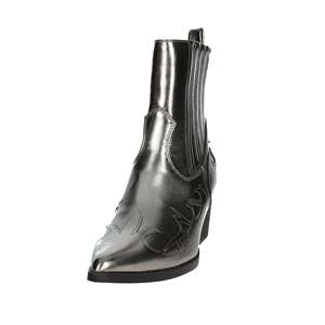 Bottines pour femmes, talon anthracite, SABF241001, style cowgirl, bout pointu - Product Image 6