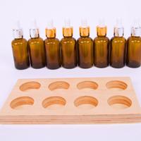 Bouteilles sensorielles Montessori : Ensemble en bois pour la détection des saveurs, jouet éducatif pour la petite enfance