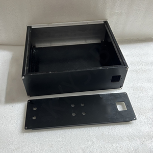 Carcasa <span class=keywords><strong>de</strong></span> Chasis para Amplificador KYYSLB 320*100*259MM, Caja Vacía para DIY, Carcasa <span class=keywords><strong>de</strong></span> Aluminio para Amplificador <span class=keywords><strong>de</strong></span> <span class=keywords><strong>Sonido</strong></span> - Product Image 6