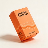 Boîte d'emballage de médicaments à prix d'usine, boîte en papier pour pilules, impression numérique, emballage pliable pour médicaments, boîte d'emballage pour capsules de vitamines, boîte d'emballage de médicaments