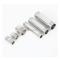 Raccords de tuyauterie en acier inoxydable 304 robustes, raccord mâle-femelle, connecteur de couplage de tuyauterie, filetage G1/8 à G4