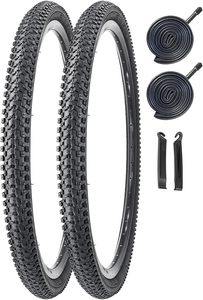 Pneus de vélo de 28 pouces, pneus de vélo 28x1.75, compatibles avec les pneus et les chambres à air de vélo 28x1.5, 28x1.75, 28x1.90, accessoires de moto - Product Image 3