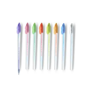 M&G Economical 8 Pastel Ink Colors Gel Pen Set 0.8 Colourful Ink DIY Card Design Drawing Highliighting Notes Taking Gel Pens