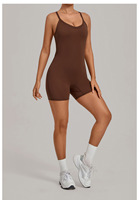 Combinaison de sport pour femmes, vente en gros, bretelles réglables, extensible dans quatre directions, respirante