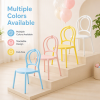 Chaise empilable portable pour enfants en plastique, petit tabouret au design moderne, idéal pour salon, école, fête d'anniversaire, événement - Offre Spéciale