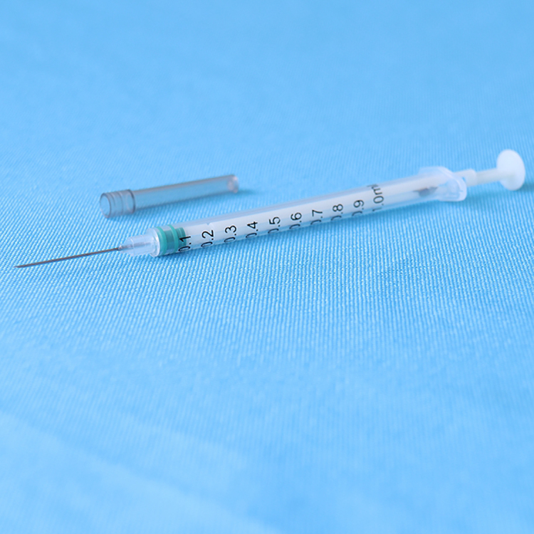 Jeringa aprobada por CE jeringa de 1 ml jeringa de autoinhabilitación