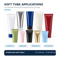 Machine automatique de remplissage et de scellage de tubes souples préformés pour crème cosmétique, pommade, dentifrice