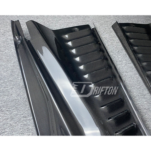 458 stuks op voorraad: Dry Carbon Fiber motorruimte zijplaat afdekking voor Ferrari 458 Italia Speciale - Product Image 5