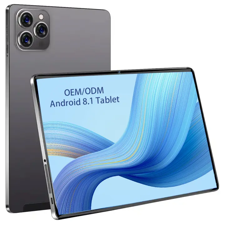 En ucuz Octa çekirdek 4G Android Tablet PC 8 10.1 inç RAM 4 + 32GB dokunmatik IPS ekran Android 8.1 Tablet PC iş eğitimi için