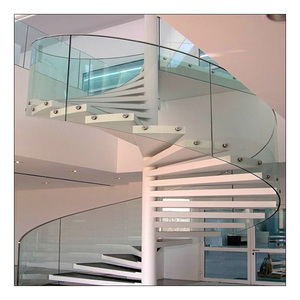 Peldaños de Escalera de Caracol de Madera Maciza de Alta Resistencia, <span class=keywords><strong>Escalones</strong></span> <span class=keywords><strong>Prefabricados</strong></span> de Madera Dura para Escaleras de Caracol con Estructura Metálica - Product Image 6