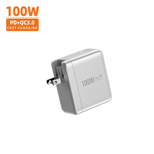 Cargador USB-C Vina con Enchufe Europeo, 4 Puertos USB-C y USB-A, Pantalla TFT, Carga Rápida GaN de 100W, Certificación PD 3.1 PPS y CE para <span class=keywords><strong>Xiaomi</strong></span> - Product Image 1