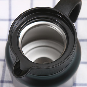 Tetera aislada personalizada de acero inoxidable de 800ml y <span class=keywords><strong>1000ml</strong></span>, termo de café al vacío de doble pared con infusor y mango - Product Image 5