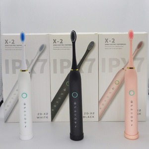 Brosse à dents électrique sonique X-2, étanche IPX7, rechargeable, blanche, portable pour adultes, avec charge Type-C - Product Image 5