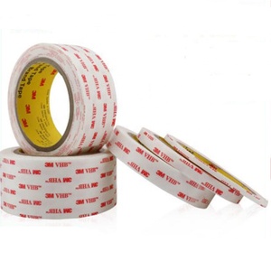 Nastro <span class=keywords><strong>Biadesivo</strong></span> in Schiuma Acrilica Bianca VHB 3M 4945, Spessore 1,10mm, 9mm X 33m, Sigillatura Permanente Contro Acqua, Umidità e Altro - Product Image 6