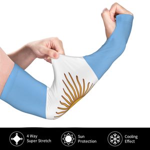 FQC Argentina Flag Arm Sleeves Uv Protection Baseball Arm Sleeves para mujeres - Product Image 4