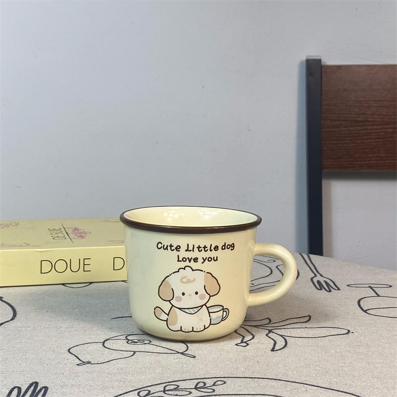 [แก้วเดี่ยว] ครีมมี่พัพพี้ - ลูกสุนัขน่ารัก