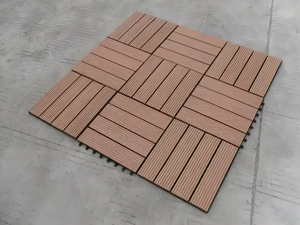 Fai da te moderno quadrato clic ad incastro per pavimenti da esterno-nessun attrezzo necessario antiscivolo e resistente alle intemperie per Patio ponte giardino - Product Image 3