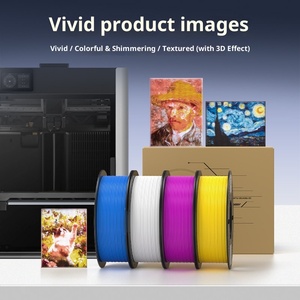 BIQU PLA CMYK Consumibles para Impresión 3D, Set Multicolor Translúcido con Relieve, Alta Compatibilidad, Imagen Física - Product Image 2