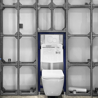 Profilés de cadre de plomberie pour toilettes murales OEM à installation facile