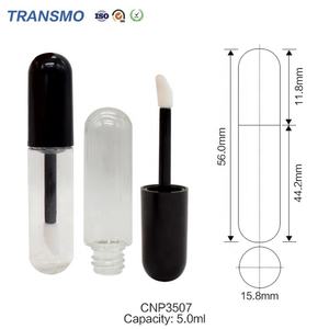 Tubes de brillant à lèvres en plastique transparent de 5 ml, jolies seringues vides pour baume à lèvres et rouge à lèvres, pour cosmétiques - Product Image 2
