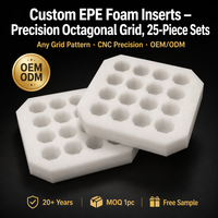 Emballage de protection antichoc en mousse EPE écologique de forme spéciale personnalisée pour le positionnement et la protection des marchandises fragiles, résistant à l'humidité