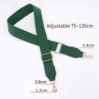Sangle de sac en nylon Meetee BS698 75-135*3.8cm, ceinture d'épaule tressée réglable pour bagages, sacs à main, pochettes et sacs de voyage bandoulière