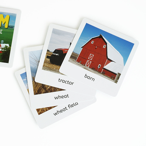 Ensemble de 3 cartes éducatives imprimées sur mesure, durables, portables, pratiques, avec sac en coton à cordon de serrage sécurisé - Product Image 6