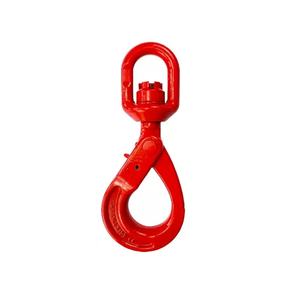 Крюк такелажный поворотный самоблокирующийся G80, кованый, высокопрочный, от 1.12Т до 31.5Т, для подъема грузов, прямые поставки с завода - Product Image 1
