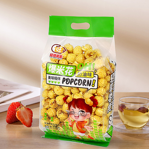 Longxiaoya Popcorn de maïs doux 200g Sachet Snacks céréaliers sains cuits au four Sans graisses trans Semi-moelleux Gonflés Prêts à la crème caramélisée et au sucre - Product Image 3