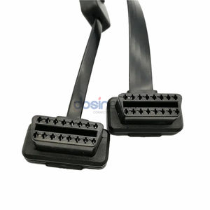 Y-Typ Splitter OBD2 16-Pin 1 Stecker auf 2 Buchsen Flachkabel mit Einem Schalter - Product Image 2