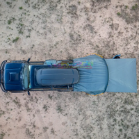 Portable tente Camp extérieur Oxford automatique ouverture rapide coffre hayon ombre Camping tente Suv arrière grande voiture tente pour Camping
