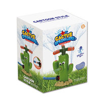 Enfants en plein air été extérieur jardin cour pelouse jouant à l'eau jeu jouets en plastique Cactus arroseurs jouets