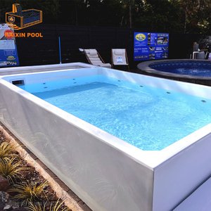 Comprar Piscina Elevada de Fibra de Vidrio Barata, Pequeña, Rectangular para Exterior con Sofá, Tipo Jacuzzi y Spa - Product Image 6