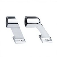 Support de mât de drapeau à col long en acier inoxydable 316 pour yachts marins, accessoire de quincaillerie marine