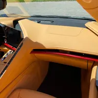 Rivestimento del cruscotto della fibra del carbonio degli accessori della decorazione interna dell'automobile della fibra del carbonio per Corvette C8 2020 2021