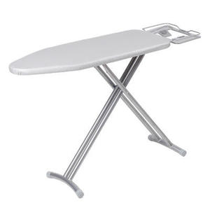 Tabla <span class=keywords><strong>de</strong></span> <span class=keywords><strong>Planchar</strong></span> Plegable <span class=keywords><strong>de</strong></span> Metal <span class=keywords><strong>con</strong></span> Cubierta 100% Algodón, Altura Ajustable, Ahorra Espacio, <span class=keywords><strong>Mesa</strong></span> <span class=keywords><strong>de</strong></span> Planchado a Vapor para el Hogar - Product Image 2