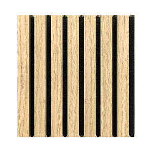 Akupanel แผงอะคูสติกไม้ร่องกันเสียงแผ่นไม้โอ๊คแผ่นไม้แกะอะคูสติก - Product Image 3
