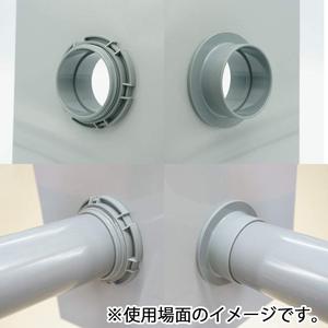 Accessoires industriels pour le traitement de l'eau, double prise filetée droite, type VU, Kansaikako P32-001, taille de port 50A - Product Image 5