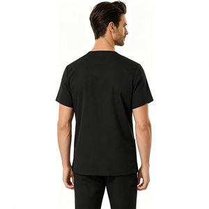High End Medical <b>Scrubs</b> Solid Colour <b>Nursing</b> <b>Scrubs</b> Uniform Short-Sleeved Green Medical <b>Scrub</b> Uniform - Product Image 1