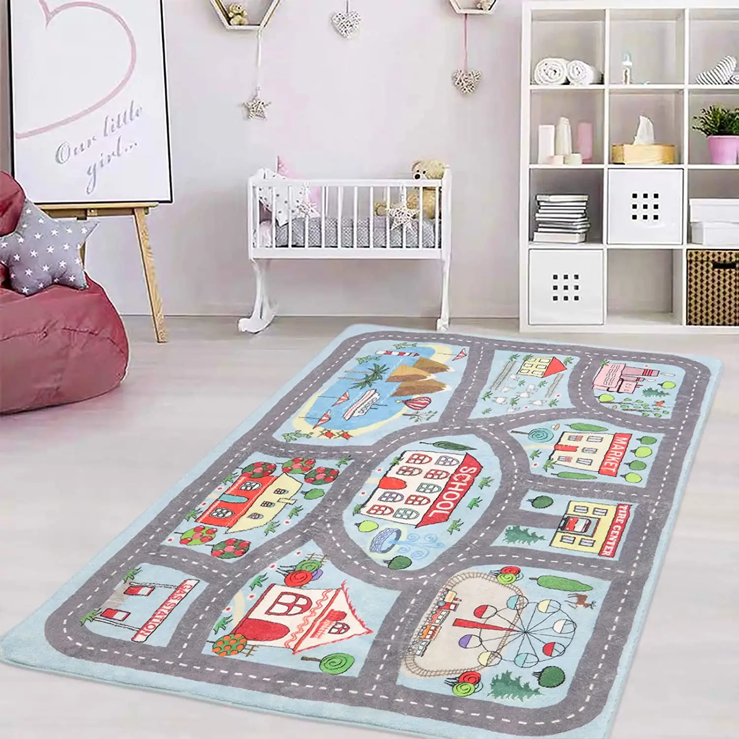 ABC Alphabet Area Rug Wolle Kinder Baby Spiel matte Acryl Teppich Kaschmir Teppiche für Kinderzimmer Soft Plush Educational Teppich