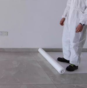 Personnalisé 150gsm 180gsm 220gsm 270gsm Couverture Polaire Protecteur de Sol Peintre Auto-Adhésif Peintre <span class=keywords><strong>Feutre</strong></span> Blanc <span class=keywords><strong>Feutre</strong></span> Collant - Product Image 2